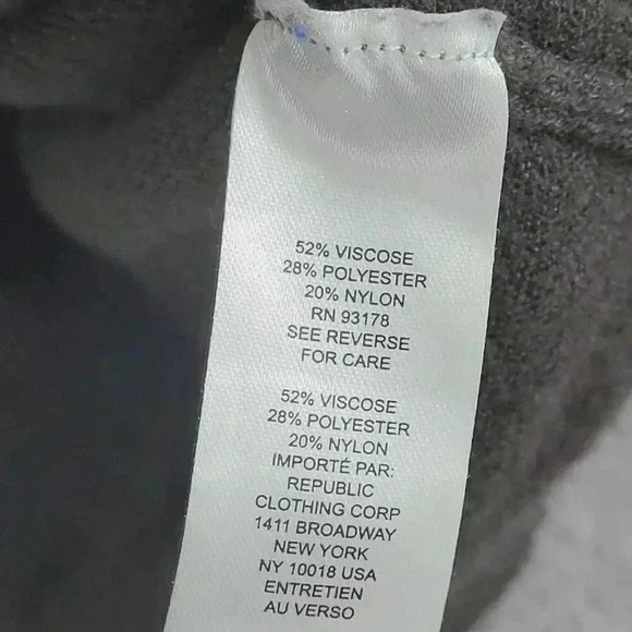 Tahari Womens Hooded Sweater M Gray Pullover Short sleeve  9PT - Picture 6 of 7